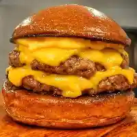 Duplo cheddar - hambúrguer